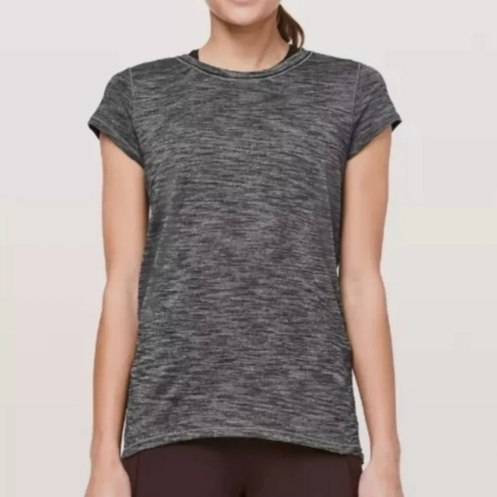 Lululemon Another Mile Short Sleeve Shirt Size 4